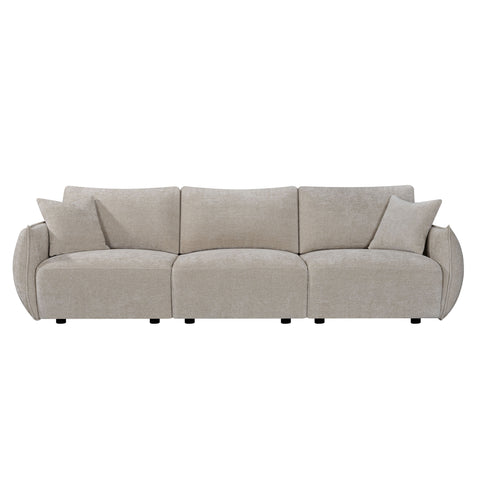 Capri Modular 3 Seater Fabric Lounge