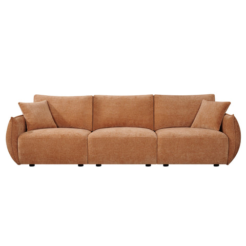 Capri Modular 3 Seater Fabric Lounge