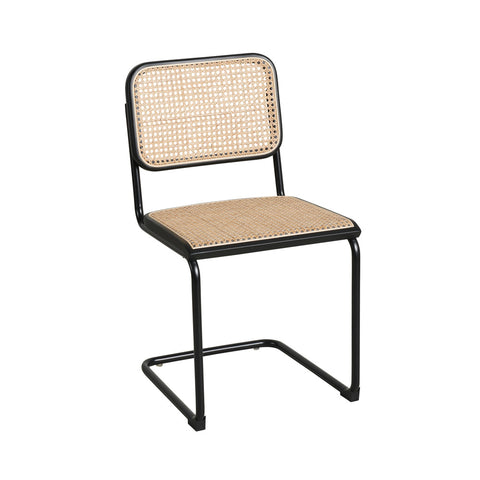 Cesca Rattan Dining Chair Beech Wood Black Frame Replica - Glicks Furniture