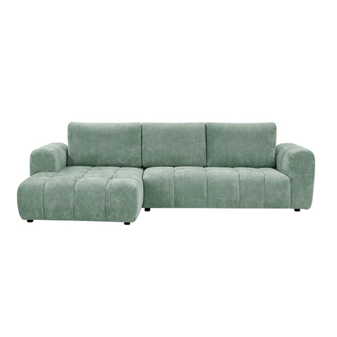 Como Fabric Chaise Lounge Mint