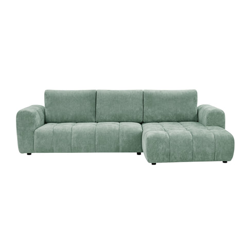 Como Fabric Chaise Lounge Mint