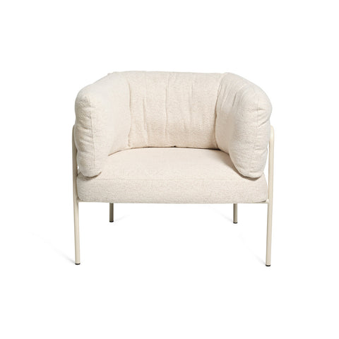 Dante Fabric Armchair Ivory
