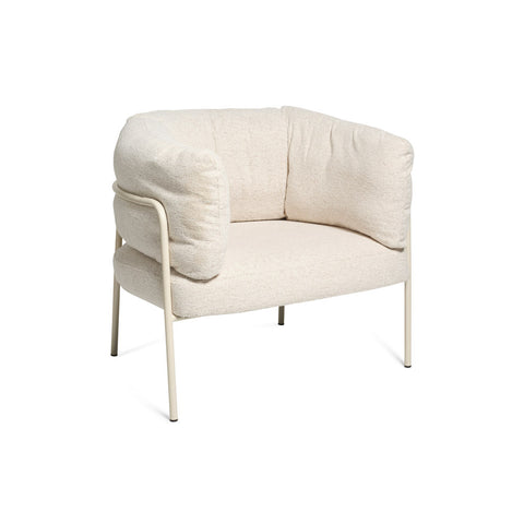Dante Fabric Armchair Ivory