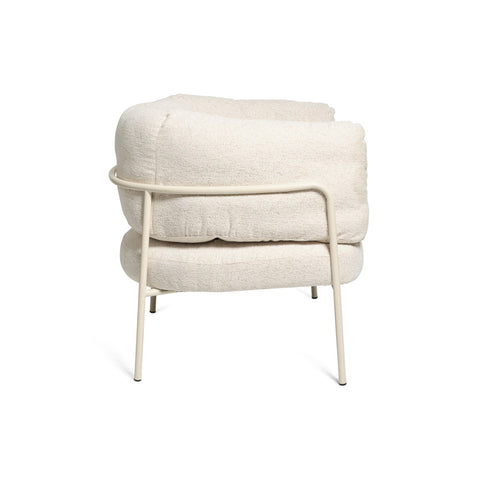 Dante Fabric Armchair Ivory