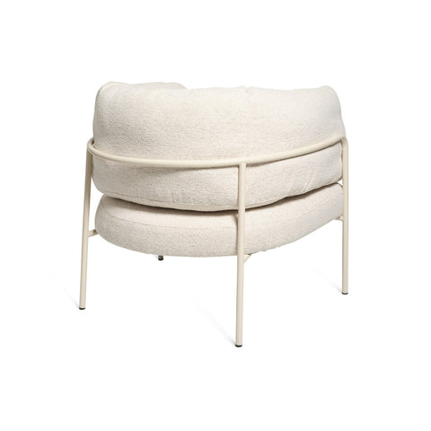Dante Fabric Armchair Ivory