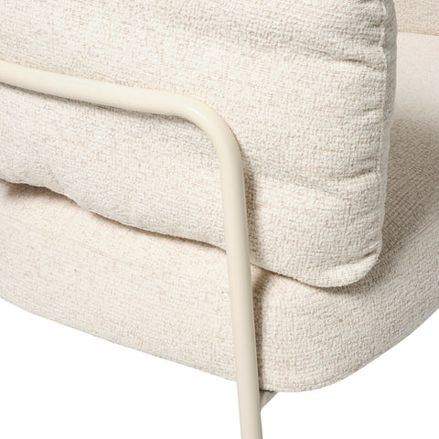 Dante Fabric Armchair Ivory