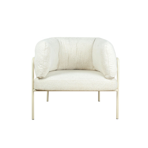 Dante Fabric Armchair Ivory