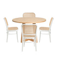 Diego Dining Table & Hoffmann Dining Chairs – 5 Piece Dining Set - Glicks Furniture