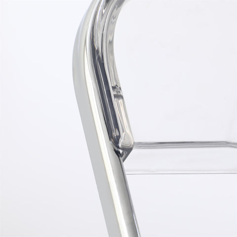 Kiara Folding Dining Chair Clear