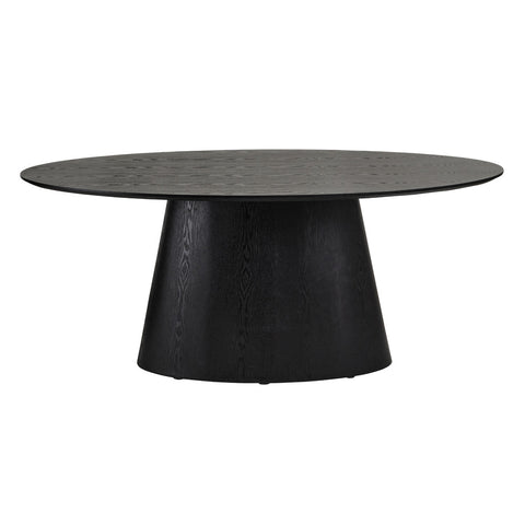 Eclipse Oval Dining Table Black 180cm