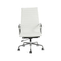 Eames Office Chair Replica Thin High Back Chrome Frame - Glicks Furniture