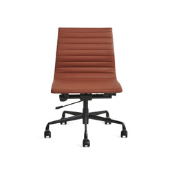 Eames Office Chair Replica Low Thin Back Armless Black Frame