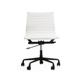 Eames Office Chair Replica Low Thin Back Armless Black Frame - Glicks Furniture