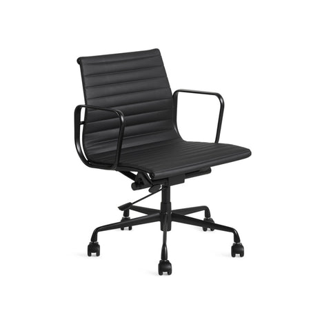 Eames Office Chair Replica Thin Low Back Black Frame - Glicks Furniture