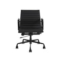 Eames Office Chair Replica Thin Low Back Black Frame - Glicks Furniture