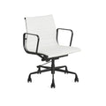 Eames Office Chair Replica Thin Low Back White Frame - Glicks Furniture