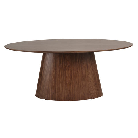 Eclipse Oval Dining Table Walnut 180cm