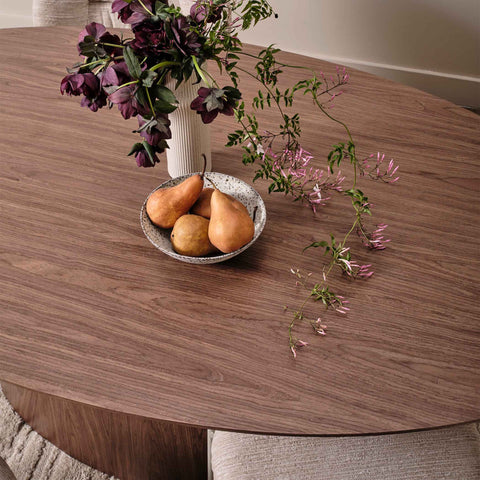 Eclipse Oval Dining Table Walnut 180cm