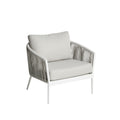 Giovanni Outdoor 3 Piece Lounge Set White - Glicks Furniture