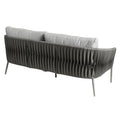 Noosa Outdoor 4 Piece Lounge Set Grey - Glicks Furniture