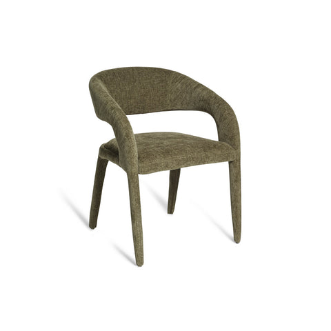 Hugo Fabric Dining Chair Hunter Green