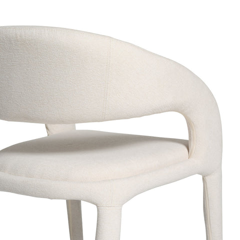 Hugo Fabric Dining Chair Ivory
