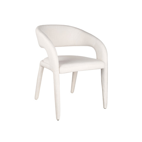 Hugo Fabric Dining Chair Ivory