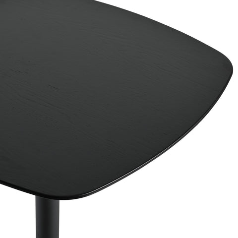 Jordan Square Bar Table Black 103cm