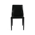 Luca Vegan Leather Dining Chair Black - Glicks Furniture