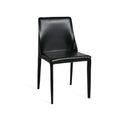 Luca Vegan Leather Dining Chair Black - Glicks Furniture