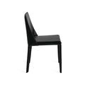 Luca Vegan Leather Dining Chair Black - Glicks Furniture