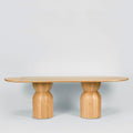 Dome Oval Dining Table 240cm - Glicks Furniture