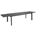 Manchester Outdoor Extension Aluminium Dining Table Charcoal - Glicks Furniture