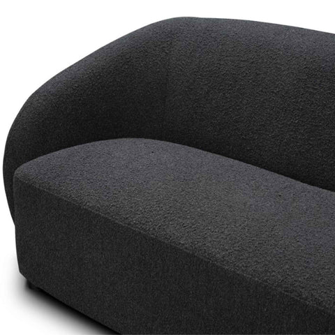 Marcel Boucle 3 Seater Sofa Charcoal