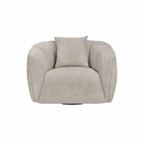 Milano Fabric Swivel Armchair