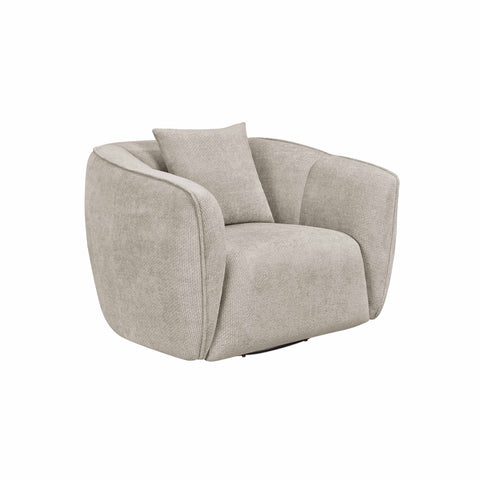 Milano Fabric Swivel Armchair