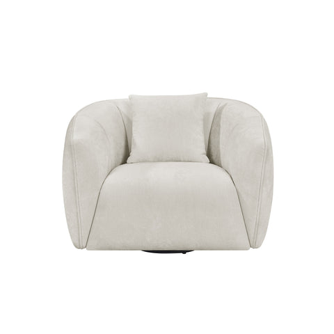 Milano Fabric Swivel Armchair