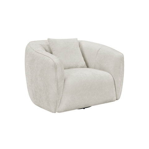 Milano Fabric Swivel Armchair