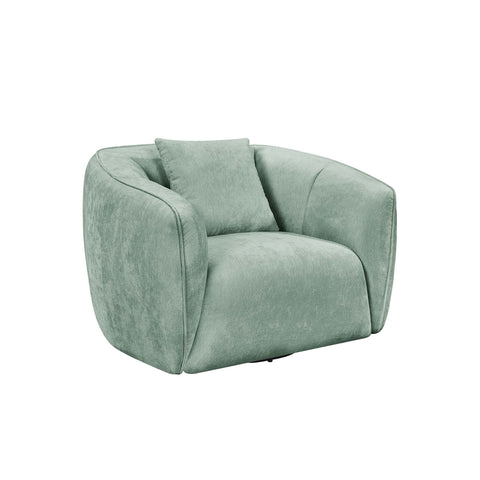 Milano Fabric Swivel Armchair