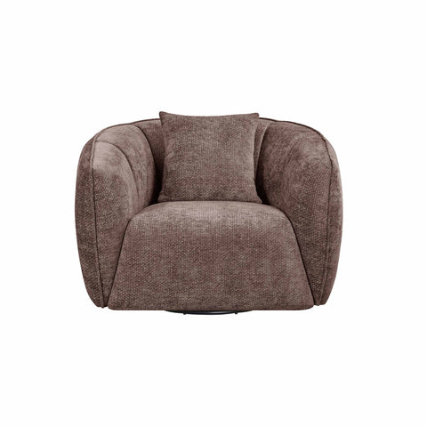Milano Fabric Swivel Armchair