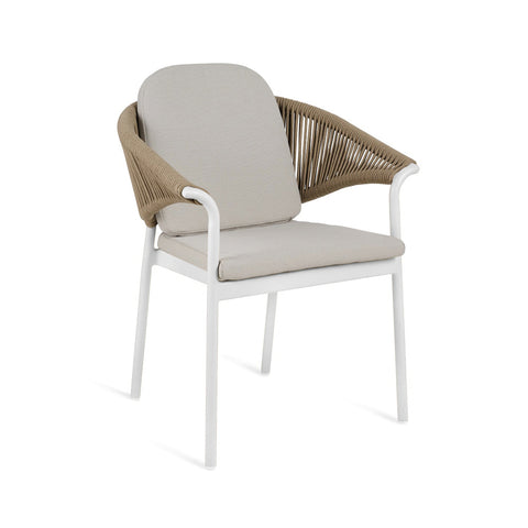 Mykonos Outdoor Dining Chair White