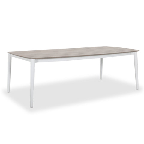 Nico Outdoor Dining Table White 220cm