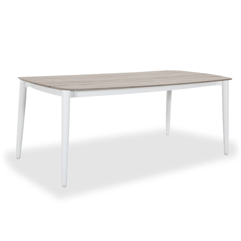 Nico Outdoor Dining Table White 180cm