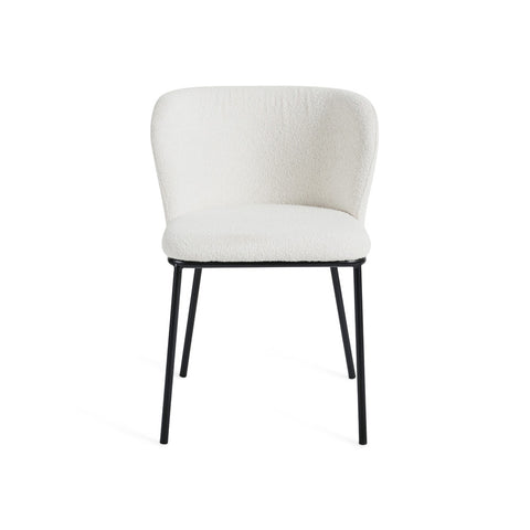 Noa Boucle Fabric Dining Chair