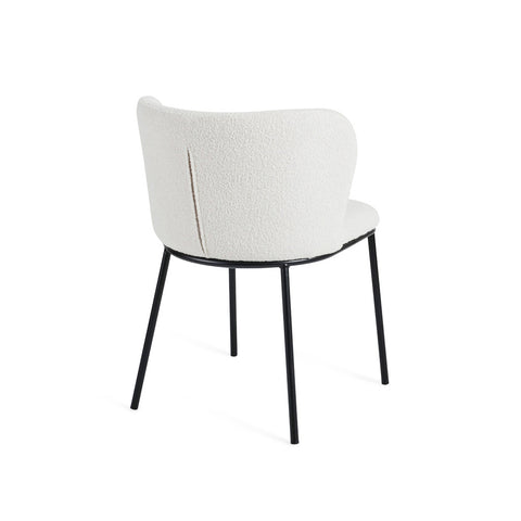 Noa Boucle Fabric Dining Chair