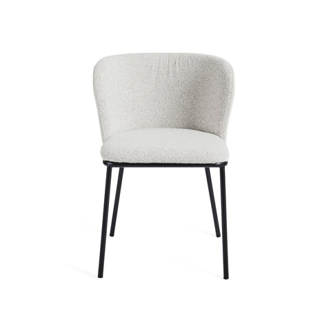 Noa Boucle Fabric Dining Chair