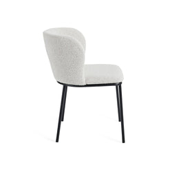 Noa Boucle Fabric Dining Chair