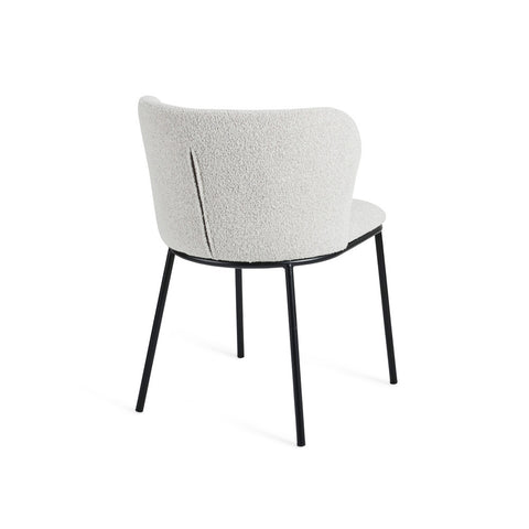 Noa Boucle Fabric Dining Chair