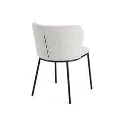 Noa Boucle Fabric Dining Chair