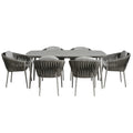 Noosa Outdoor 7pc Dining Set Grey - Glicks Furniture